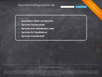 Screenshot des Blogs Freundschaftspreis24.de/