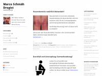 Screenshot des Blogs Marco Schmäh Drogerieblog