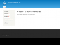 Screenshot des Blogs Review Corner