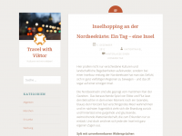Screenshot des Blogs TravelwithViktor