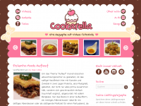 Screenshot des Blogs Cookarella