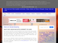 Screenshot des Blogs Einfach geiler Gitarre spielen!
