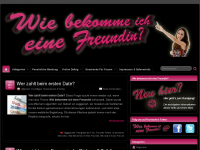 Screenshot des Blogs Wie bekomme Ich eine Freundin