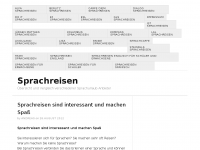 Screenshot des Blogs Blog Sprachreisen