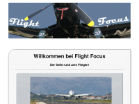 Screenshot des Blogs Flightfocus