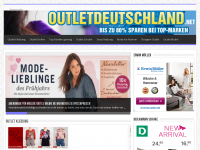 Screenshot des Blogs Outlet Deutschland