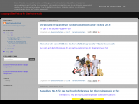 Screenshot des Blogs Großes Oberkrainer Festival