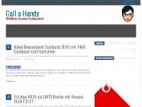 Screenshot des Blogs Call A Handy – Wir lieben Mobilfunk
