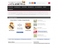 Screenshot des Blogs El Clásico