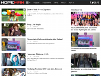 Screenshot des Blogs hopeman.de