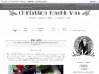 Screenshot des Blogs Christina macht was