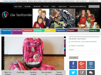 Screenshot des Blogs Die Testfamilie