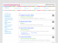 Screenshot des Blogs Social Media Katapult