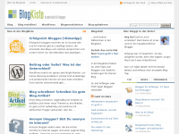 Screenshot des Blogs Bloggen für Blogger – Blogkiste.com