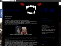 Screenshot des Blogs Projekt Vampir-Achterbahnfahrt ins Business