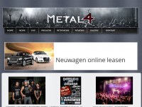 Screenshot des Blogs Metal4.de