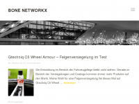 Screenshot des Blogs Bone-NetworkX