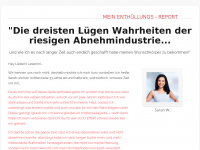 Screenshot des Blogs Abnehmen! Sport! Gewicht!