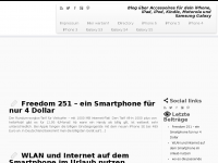 Screenshot des Blogs Fineart iPhone Cases