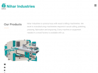 Screenshot des Blogs Welcome To Nihar Industries : vacuum press, hot press, membrane press, cold press, cnc router made i