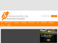 Screenshot des Blogs Spielesnacks.de
