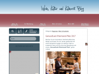 Screenshot des Blogs WeinReich-Blog