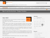 Screenshot des Blogs Beruf und Hochschule