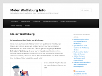 Screenshot des Blogs Wolfsburg Maler