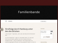 Screenshot des Blogs Familienbande