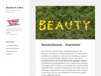 Screenshot des Blogs Beautyinbox