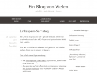 Screenshot des Blogs Ein Blog von Vielen