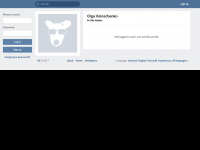 Screenshot des Blogs vk.com
