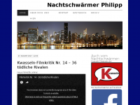 Screenshot des Blogs Nachtschwärmer Philipp