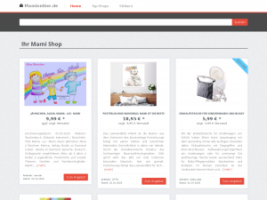 Screenshot des Blogs MamiOnline » Der Ratgeber rund ums Baby