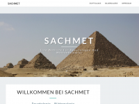Screenshot des Blogs Sachmet