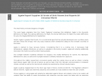 Screenshot des Blogs Agate Export : Wholesale Pendulums, wholesale gemstones
