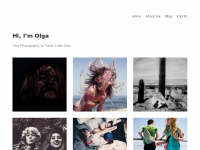 Screenshot des Blogs Blog by Olga Werner