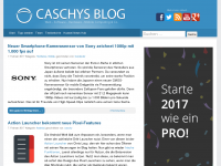 Screenshot des Blogs Caschys Blog