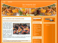 Screenshot des Blogs Mit Holzkohle grillen