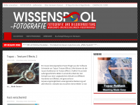 Screenshot des Blogs Wissenspool FOTOGRAFIE