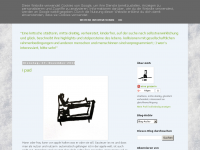 Screenshot des Blogs nachgedacht