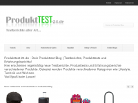 Screenshot des Blogs Produkttest-24.de