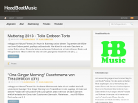 Screenshot des Blogs HeadBeatMusic