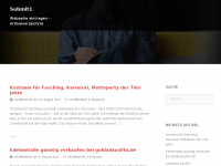 Screenshot des Blogs Webseite eintragen