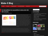 Screenshot des Blogs Klebe-X.de Autoaufkleber