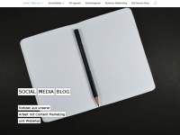 Screenshot des Blogs Social Media Manager Blog aus Stuttgart