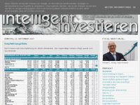 Screenshot des Blogs iNTELLiGENT iNVESTiEREN