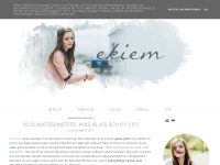 Screenshot des Blogs Ekiem