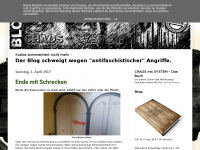 Screenshot des Blogs CHAOS mit SYSTEM