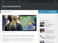 Screenshot des Blogs GS-Computerhilfe